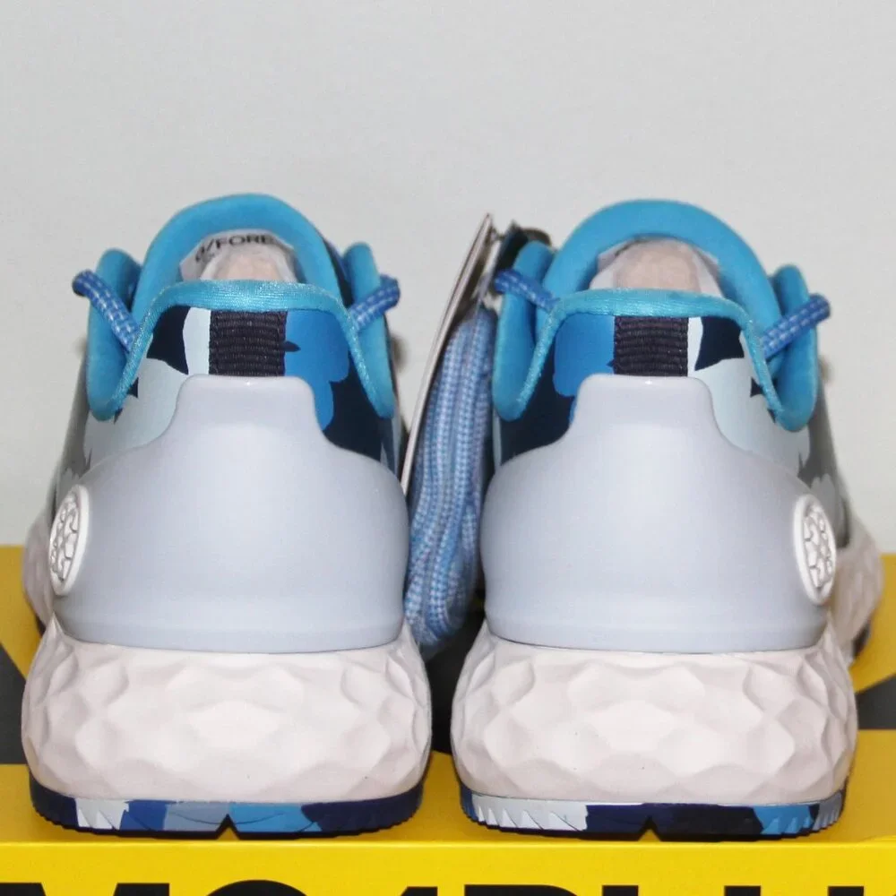 G/FORE MG4+ Golf Shoes Blue Floral Womens 7 Waterproof